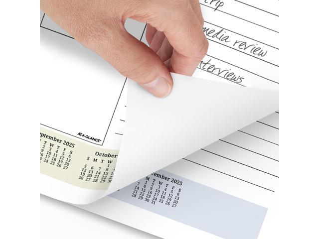 AT-A-GLANCE 2026 Panoramic Seascape Monthly Desk Pad, Standard, 21 3/4' x 17'