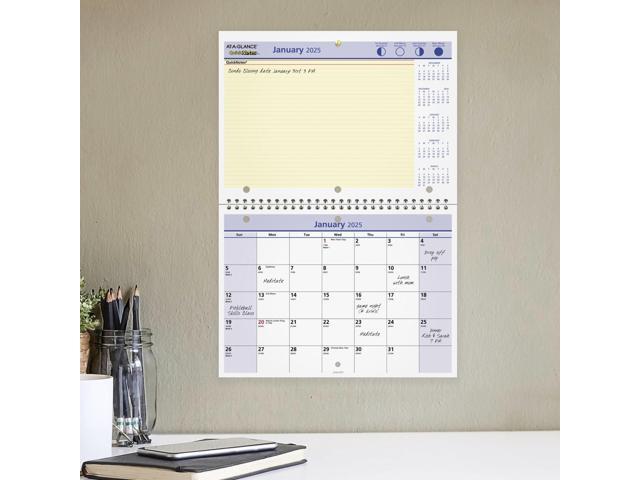 AT-A-GLANCE QuickNotes 2026 Monthly Desk Wall Calendar, Small, 11' x 8'