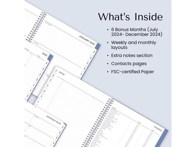 Blue Sky Lindley Frosted Monthly Tabbed Pad Planner 8x10 2026 BLS101582