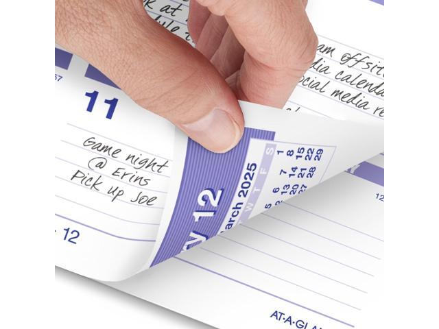 AT-A-GLANCE FLIP-A-WEEK 2026 Weekly Desk Calendar Refill, Small, 5 1/2' x 7'