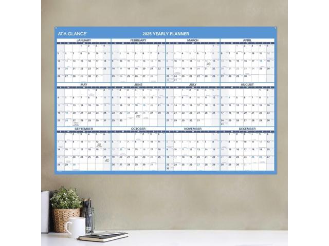 AT-A-GLANCE 2026 Horizontal Reversible Erasable Wall Calendar, Extra Large, 48' x 32'