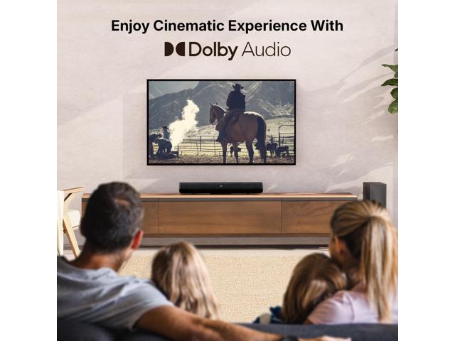 Creative Stage Pro - 2.1 Soundbar with Dolby Audio, HDMI, Bluetooth 5.3, USB Audio, for TV, PC and Mobile