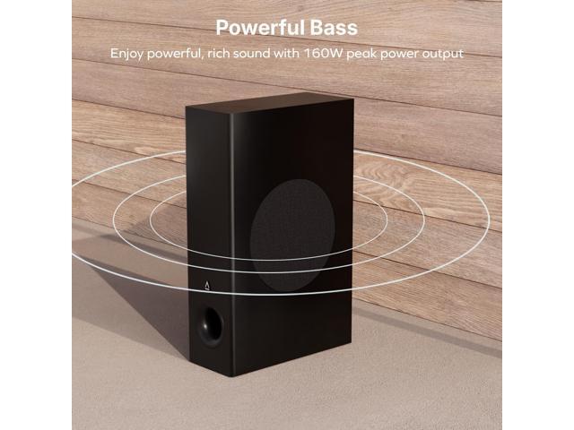 Creative Stage Pro - 2.1 Soundbar with Dolby Audio, HDMI, Bluetooth 5.3, USB Audio, for TV, PC and Mobile