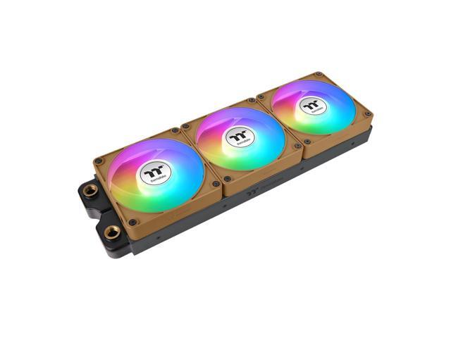 Thermaltake - CT120 EX ARGB Sync 120mm Computer Case Cooling Fan (3-Pack) - Gravel Sand - image 5