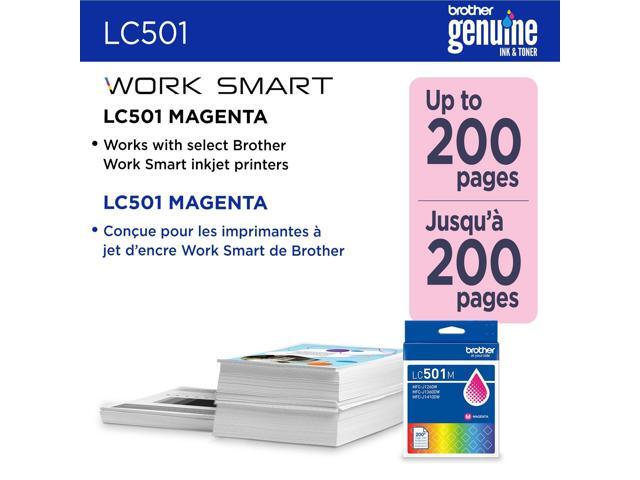 Brother Genuine LC501M Standard Yield Magenta Ink Cartridge