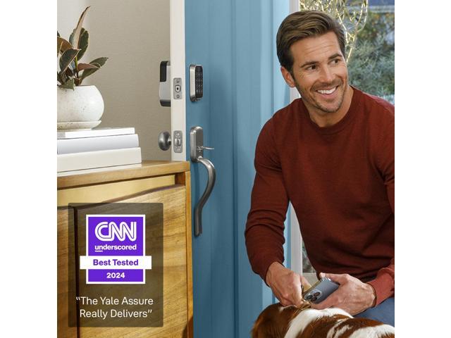 Yale - Assure Lock 2 - Smart Lock Keyless Bluetooth Deadbolt with APPLE HOME KEYS | Touchscreen Keypad Access - Satin Nickel - image 5