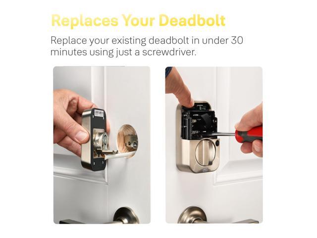 Yale - Assure Lock 2 - Smart Lock Keyless Bluetooth Deadbolt with APPLE HOME KEYS | Touchscreen Keypad Access - Black Suede - image 4