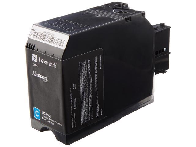 Lexmark Original Laser Toner Cartridge - Cyan (81C8XC0)