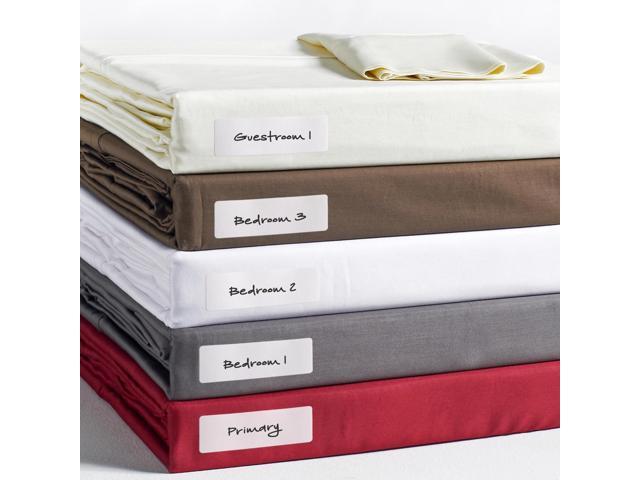 No-Iron Fabric Labels Handwrite Only 1 x 3 White 5/Sheet 10 Sheets/Pack 40725
