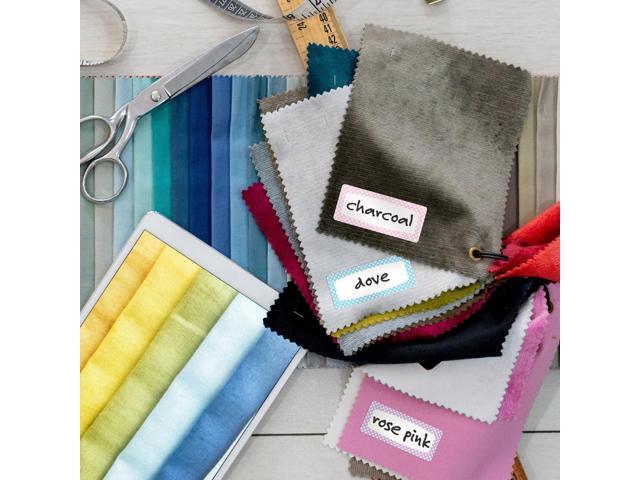 No-Iron Fabric Labels Pastel Borders Handwrite Only 0.75 x 1.75 White 12/Sheet 2 Sheets/Pack 40775
