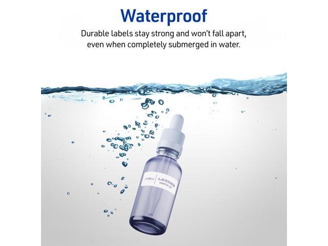 Waterproof Film Address Labels with Sure Feed Technology. Laser 1 x 2.63 White 30/Sheet 10 Sheets/Pack 15509