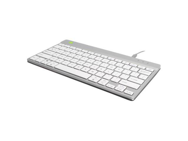 R-GO COMPACT BREAK KEYBOARD, QWERTY (US), WIRED, WHITE