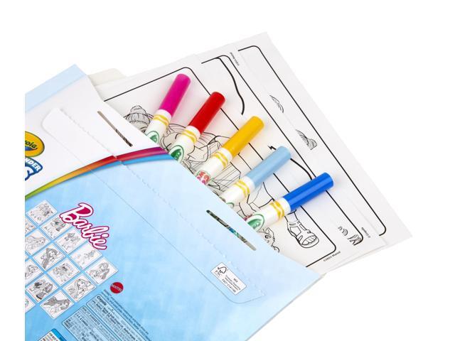 Color Wonder Barbie Coloring Pad and Markers Ages 3 and Up 18 Pages 752859