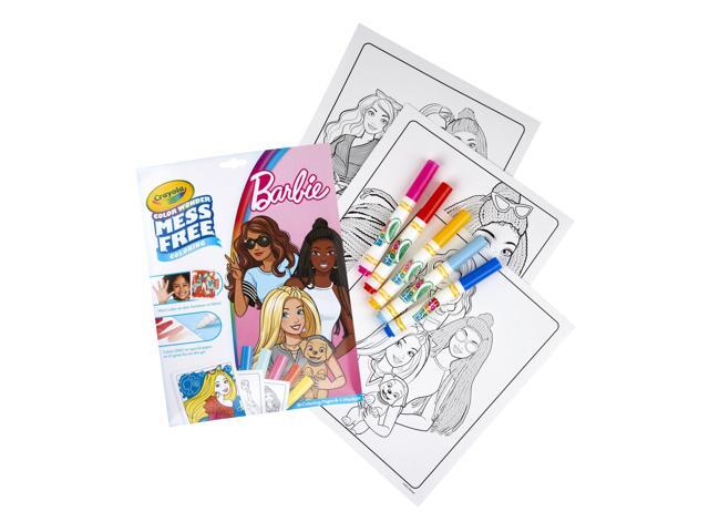 Color Wonder Barbie Coloring Pad and Markers Ages 3 and Up 18 Pages 752859