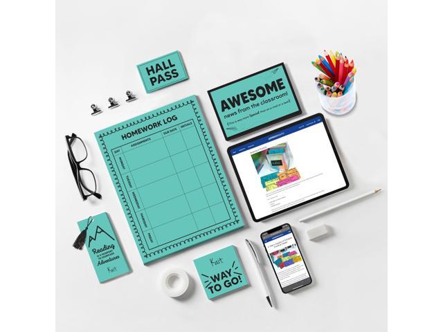 Astrobrights Punchy Pastel Cardstock 8.5'x11' Breezy Blue 100 Sheets 91784