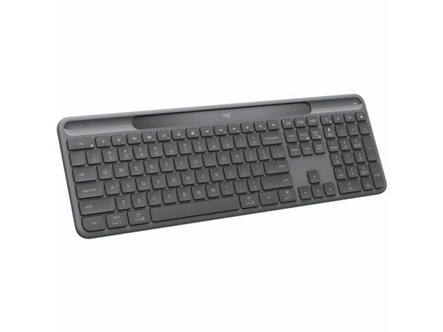 Logitech - Signature Slim Solar+ K980 For Business Full-Size Wireless Scissor Low-Profile Switch Keyboard with Solar Charging - Graphite - image 8