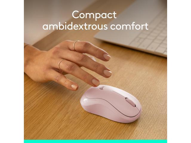 Logitech - MK270 Full-size Wireless Membrane Keyboard and Mouse Bundle for PC - Rose - image 7