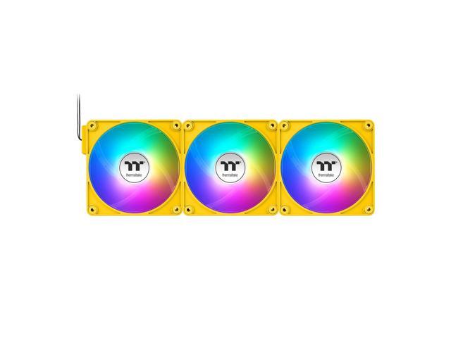 Thermaltake - CT120 EX ARGB Sync 120mm Computer Case Cooling Fan (3-Pack) - Bumblebee - image 4