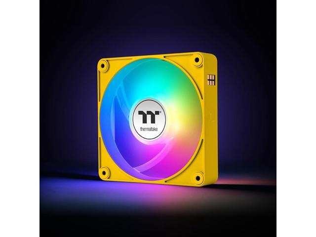 Thermaltake - CT120 EX ARGB Sync 120mm Computer Case Cooling Fan (3-Pack) - Bumblebee - image 3