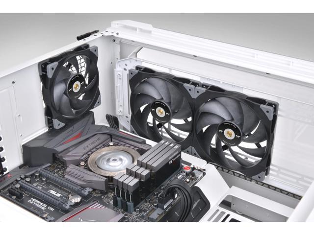 Thermaltake SWAFAN GT14 PC Cooling Fan, 3 Types of Detachable Fan Blades, High Pressure/High Air Flow/ Reversed (Single Fan Pack) CL-F157-PL14BL-A
