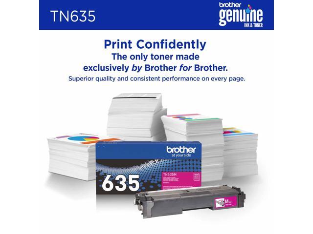 Brother TN635M Original Standard Yield Laser Toner Cartridge Magenta 1 Pack