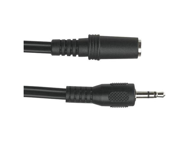 Black Box Stereo Audio Cable 3.5-mm, Male/Female, 10-ft.