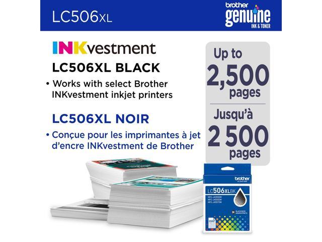 Brother - Genuine LC506XLBK High Yield Ink Cartridge - Black - image 2
