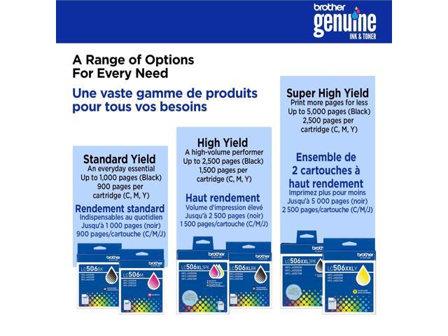 Brother - Genuine LC506XL3PK 3-Pack High Yield Color Ink Cartridges - Cyan/Magenta/Yellow - image 6