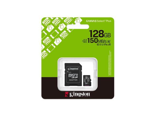 Kingston Canvas Select Plus 128 GB Class 10/UHS-I U1 V10 microSDXC 1 SDCS3128GB