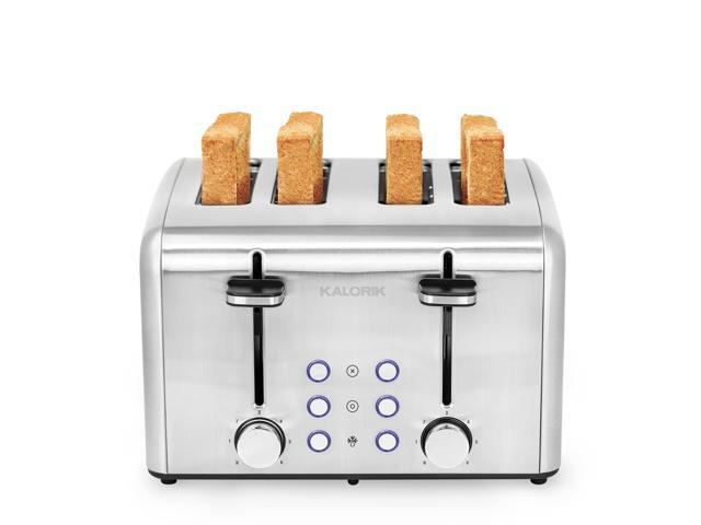 Kalorik 4-Slice Toaster, Stainless Steel (TO46813SS)