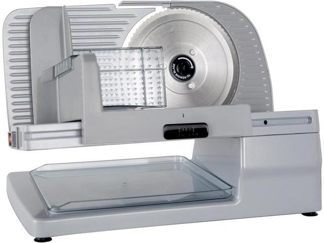 ChefsChoice 615A Electric Meat Slicer Features Precision thickness Control & Tilted Food Carriage For Fast & Efficient Slicing with Removable Blade...