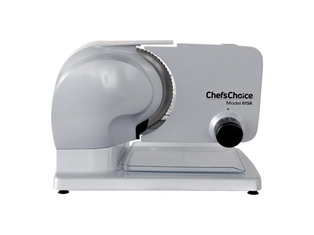 ChefsChoice 615A Electric Meat Slicer Features Precision thickness Control & Tilted Food Carriage For Fast & Efficient Slicing with Removable Blade...