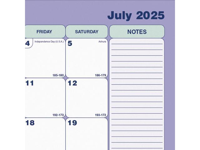Brownline Academic 13-Month Desk Pad Calendar 11 x 8.5 2025-2026 CA181721