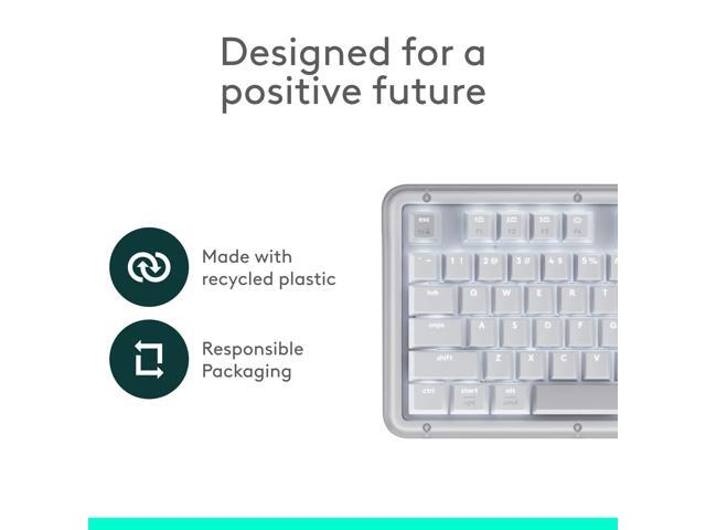 Logitech - Alto Keys K98M Full-size Wireless Mechanical keyboard with Backlit keys for PC, Mac, Laptops - Lilac - image 7