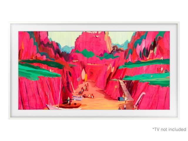 Samsung - 75" The Frame Customizable Bezel - Modern - White - image 11