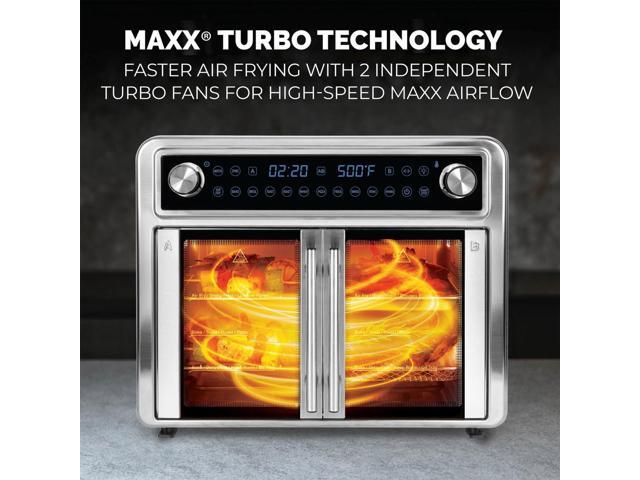 Kalorik MAXX 26Qt Flex Sync Air Fryer Oven with 14 Accessories, Stainless Steel
