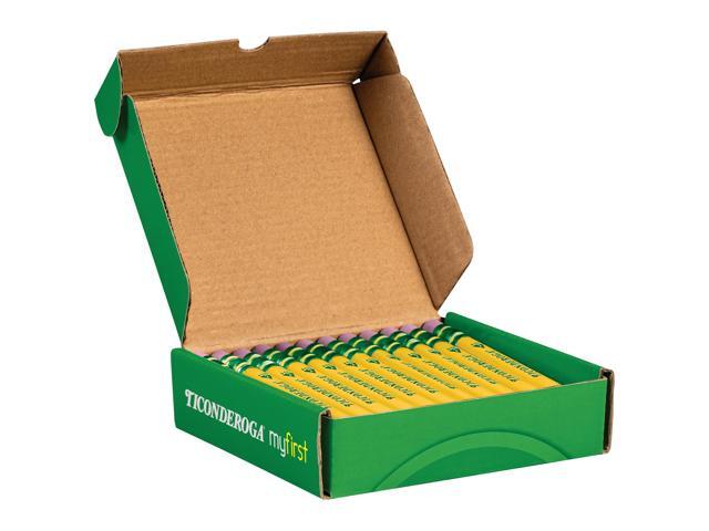 My First Short Pencil with Eraser 3.6 mm HB #2 Black Lead/Yellow Barrel 36/Pack X331360001