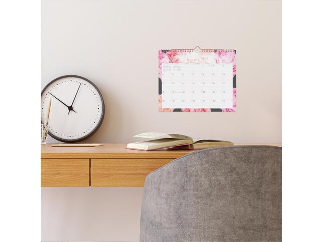 Joselyn Monthly Wall Calendar Floral Artwork 11 x 8.75 White/Multicolor Sheets 12-Month Jan to Dec: 2026 147480