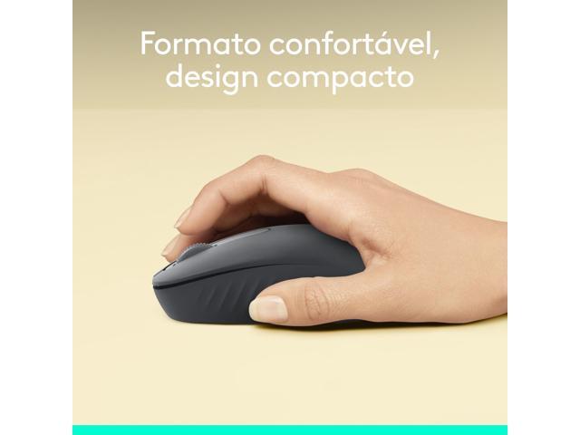 Logitech - M196 Lightweight Bluetooth Wireless Optical Mouse Compact 3-Button Ambidextrous Mouse with Smooth Tracking - Wireless - Graphite - image 9