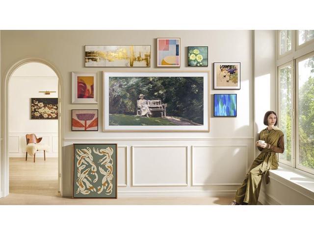 Samsung - 85" The Frame Customizable Bezel - Metal - Sand Gold - image 8