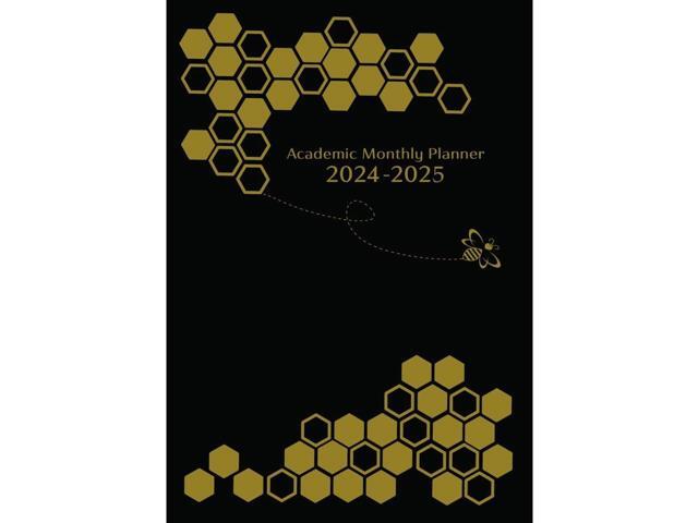Recycled Academic Honeycomb Planner Honeycomb Artwork 10 x 7 Multicolor Cover 12-Month Aug to July: 2025 to 2026 266502