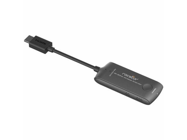 Rocstor TrueReach TR9 4K@60Hz Mini Portable 65ft (20M) HDMI over Wireless Extender 4096×2160@60HZ (Y10G009-B2) - Black