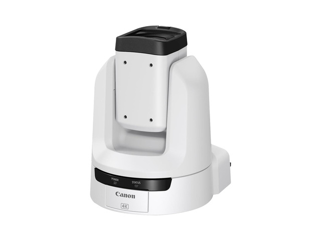 Canon CR-N100 PTZ Camera (White), 20x Optical Zoom, 4K UHD Video, Professional Productions, House of Worship, Education, Broadcast, Corporate, Events