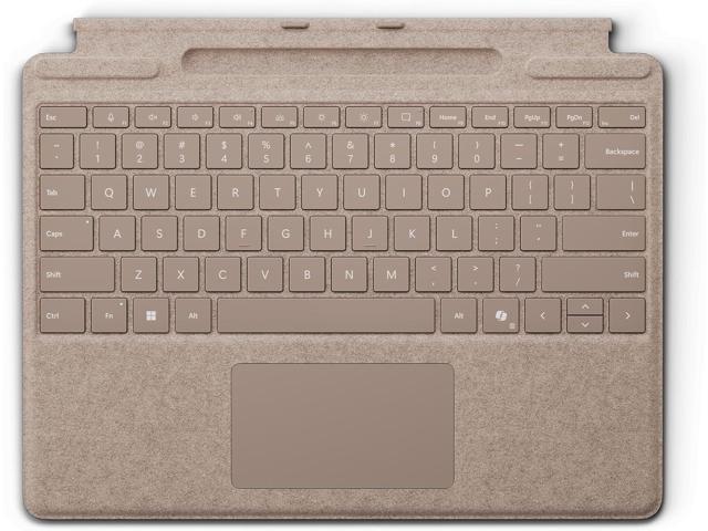 Microsoft - Surface Pro Keyboard for Pro 13" (11th Edition), Pro 9, and Pro 8 with Pen Storage - Dune - image 2
