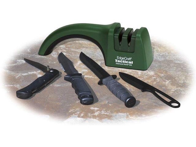 Chef's Choice 442 Tactical Manual Diamond Hone Knife Sharpener, Green