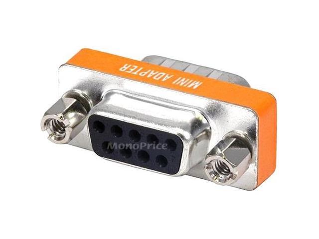Monoprice DB9 Male/Female Mini Null Modem Adapter