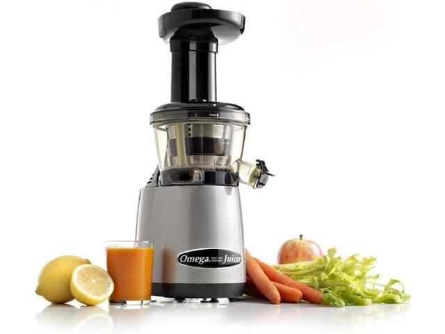 Omega VRT450HD Vertical Slow/Cold Press Juicer in Silver