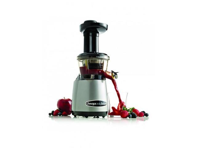 Omega VRT450HD Vertical Slow/Cold Press Juicer in Silver