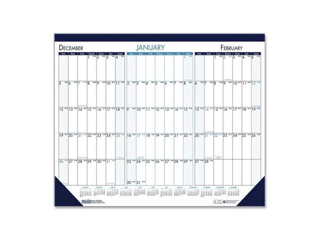 House of Doolittle Three Month Desk Pad Calendar 22 x 17 2025-2027