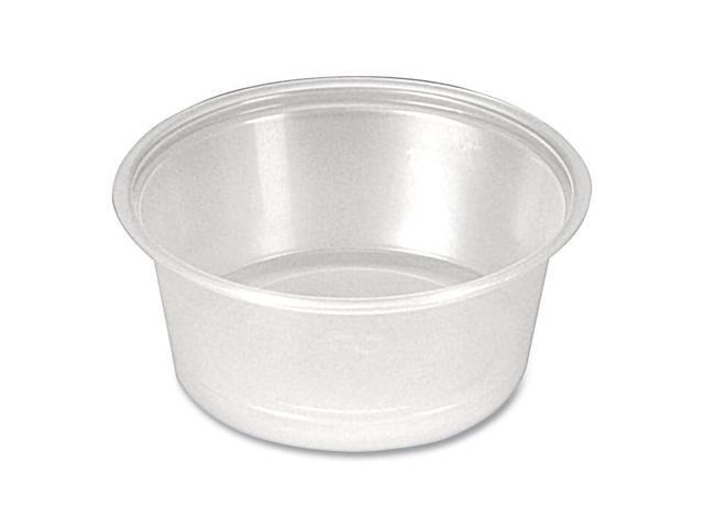 Portion Cups 1.5 oz Plastic Clear 250/Sleeve 10 Sleeves/Carton PPC150